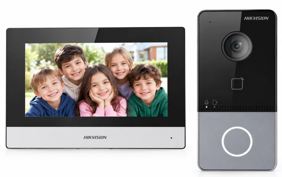 HIKVISION DS-KIS603-P(B) IP Video Intercom Kit for Villa or House