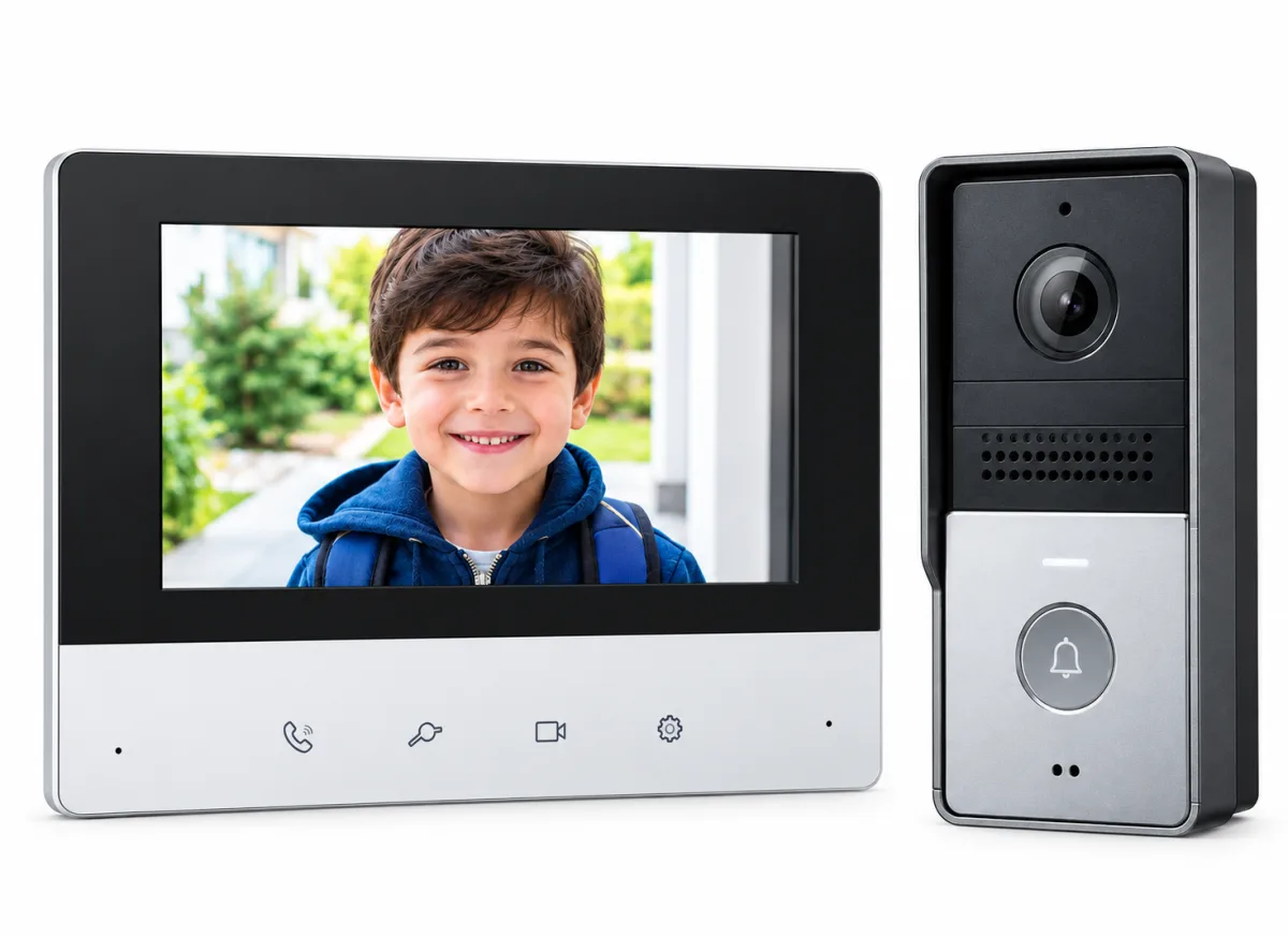 طقم انتركم فيديو أنالوج من HIKVISION DS-KIS202T