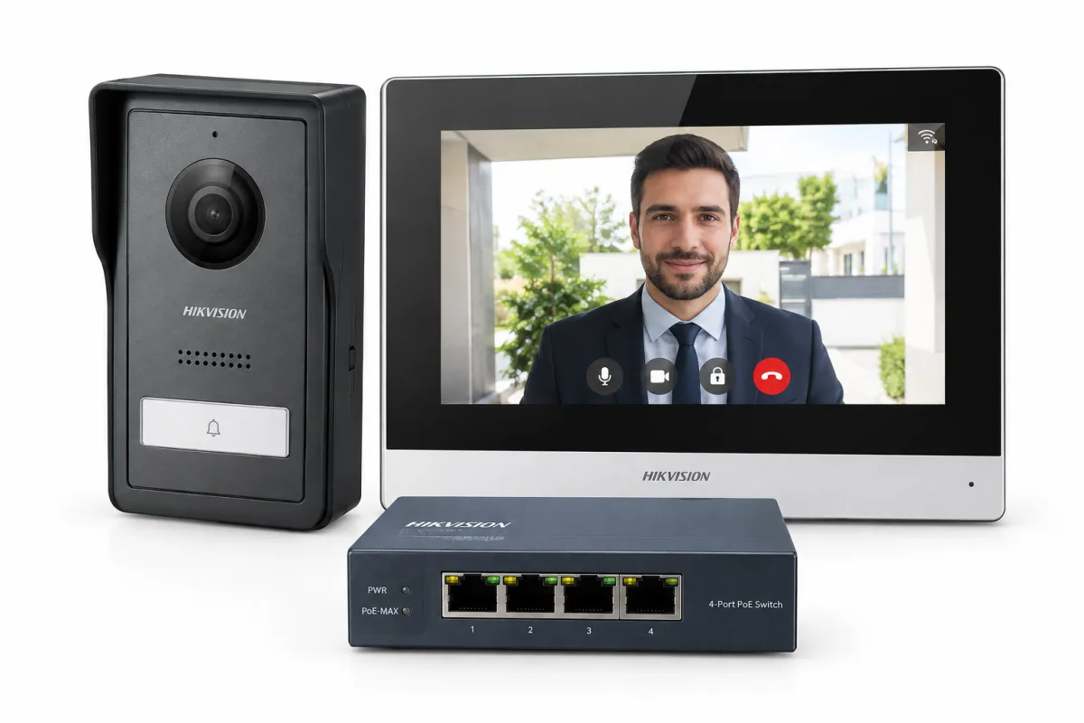 HIKVISION Video Intercom KIT DS-KIS602 – Without SD Card