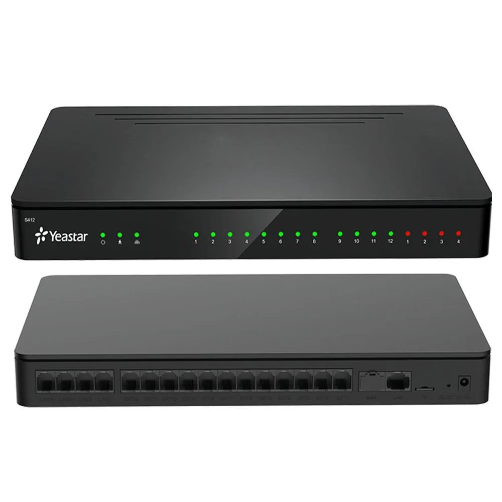 سنترال IP-PBX هجين Yeastar S412