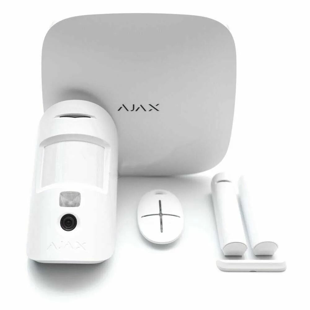 مجموعة إنذار وأمان AJAX StarterKit Cam Plus مع التحقق بالصور