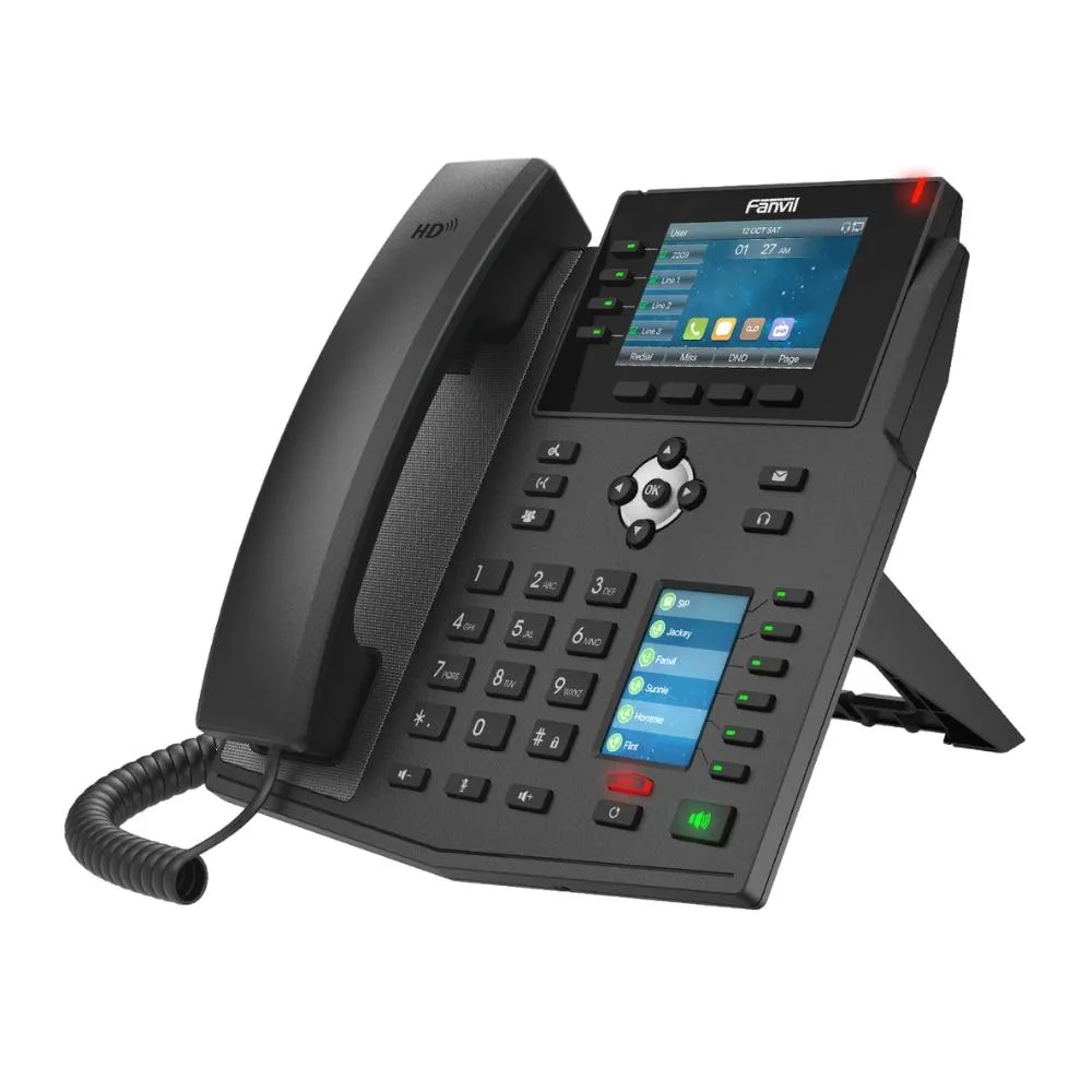 Fanvil X5U Enterprise IP Phone with Dual Displays